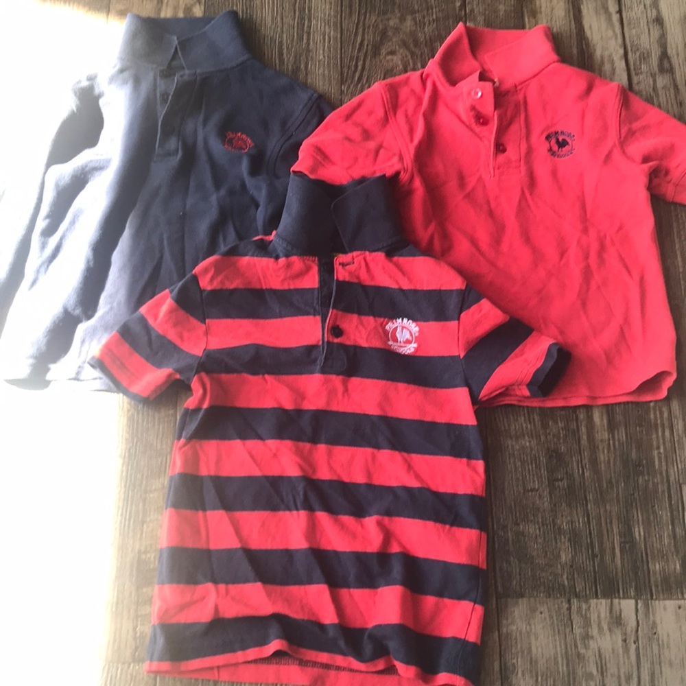 3 Primrose Polo uniform shirts